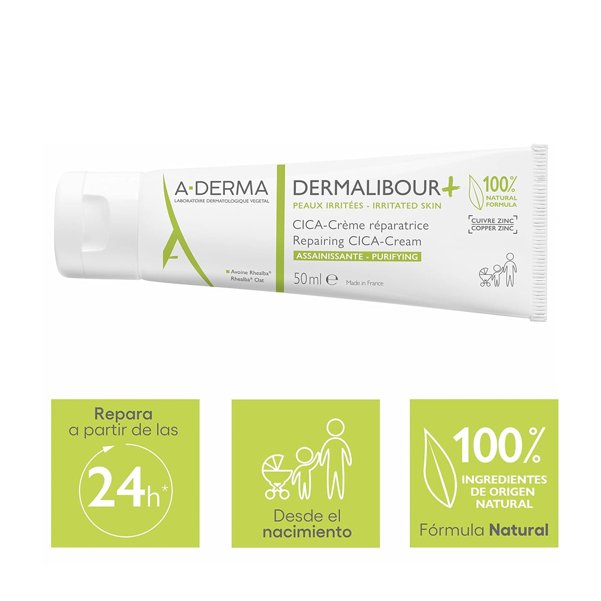 A-DERMA DERMALIBOUR+ CICA-CREMA REPARADORA 50ML