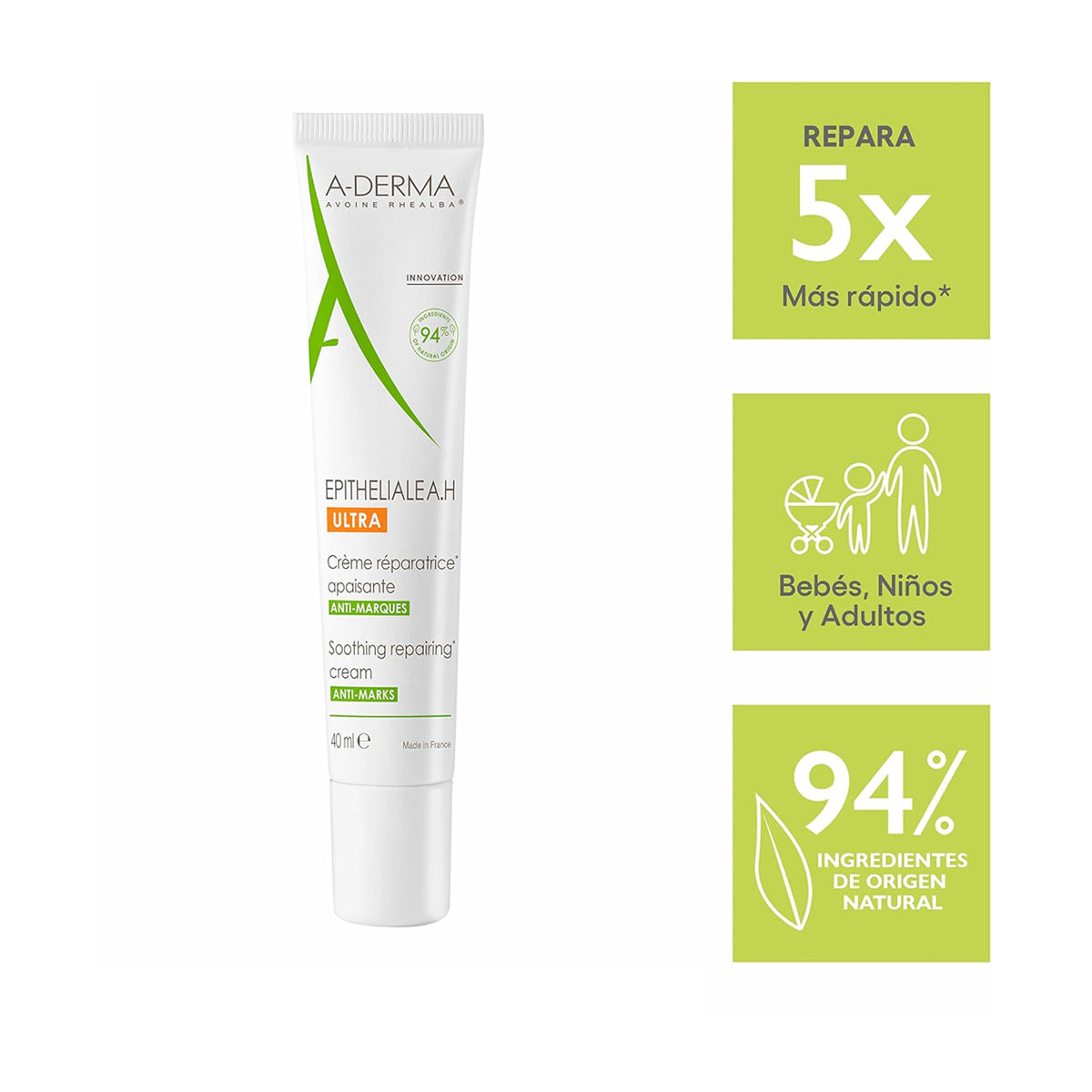 A-DERMA EPITHELIALE A.H ULTRA CREMA REPARADORA CALMANTE 40ML