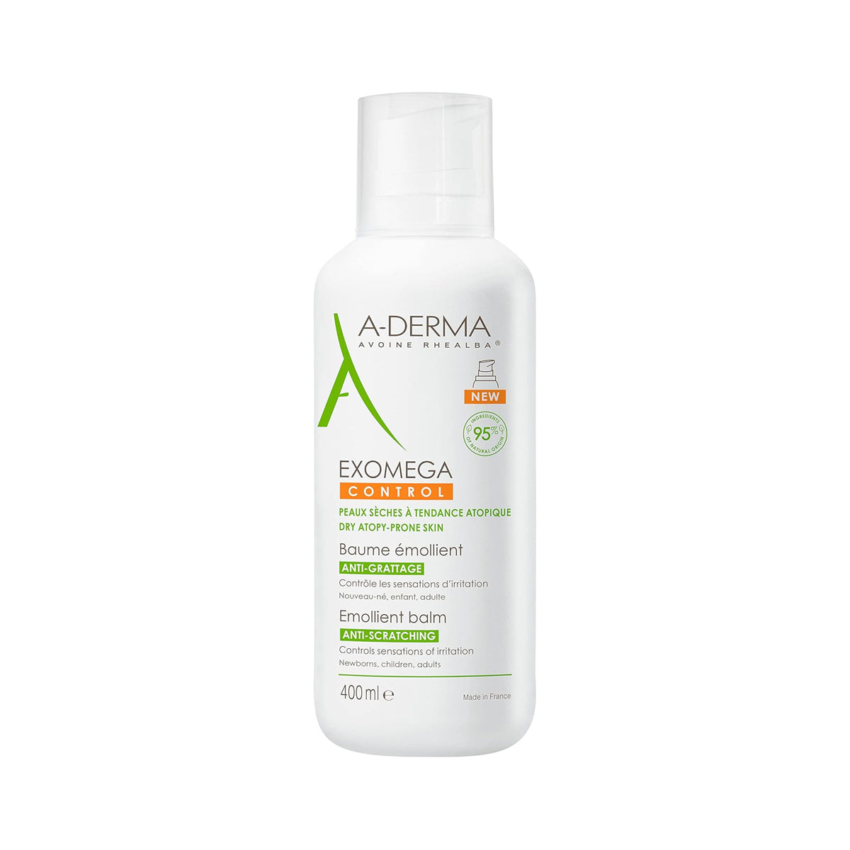 A-DERMA EXOMEGA CONTROL BÁLSAMO EMOLIENTE 400ML