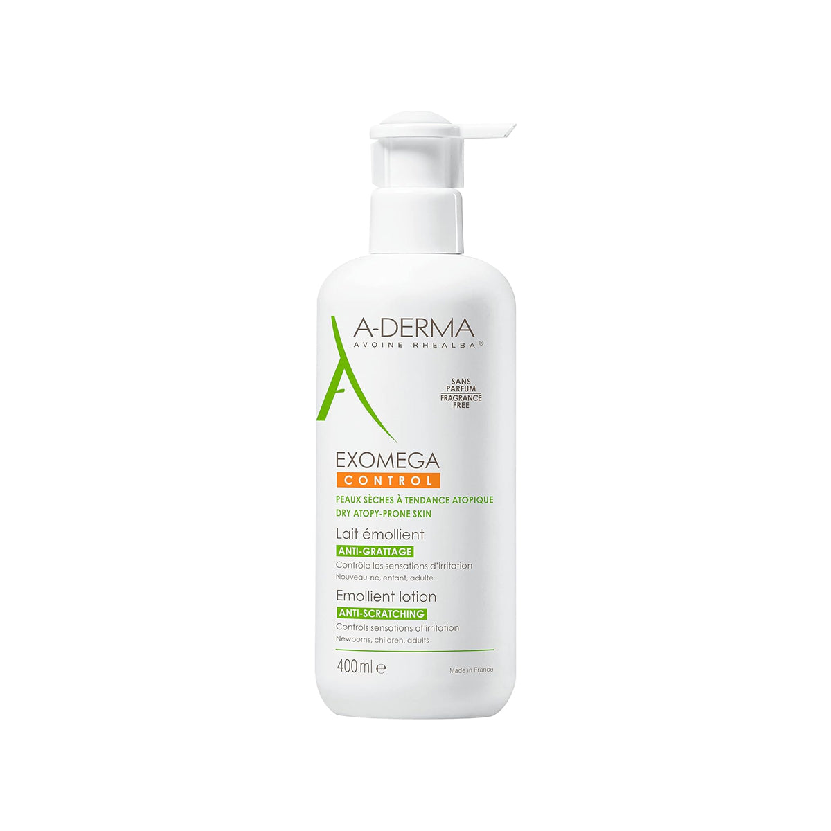 A-DERMA EXOMEGA CONTROL EMOLLIENT LOTION 400ML