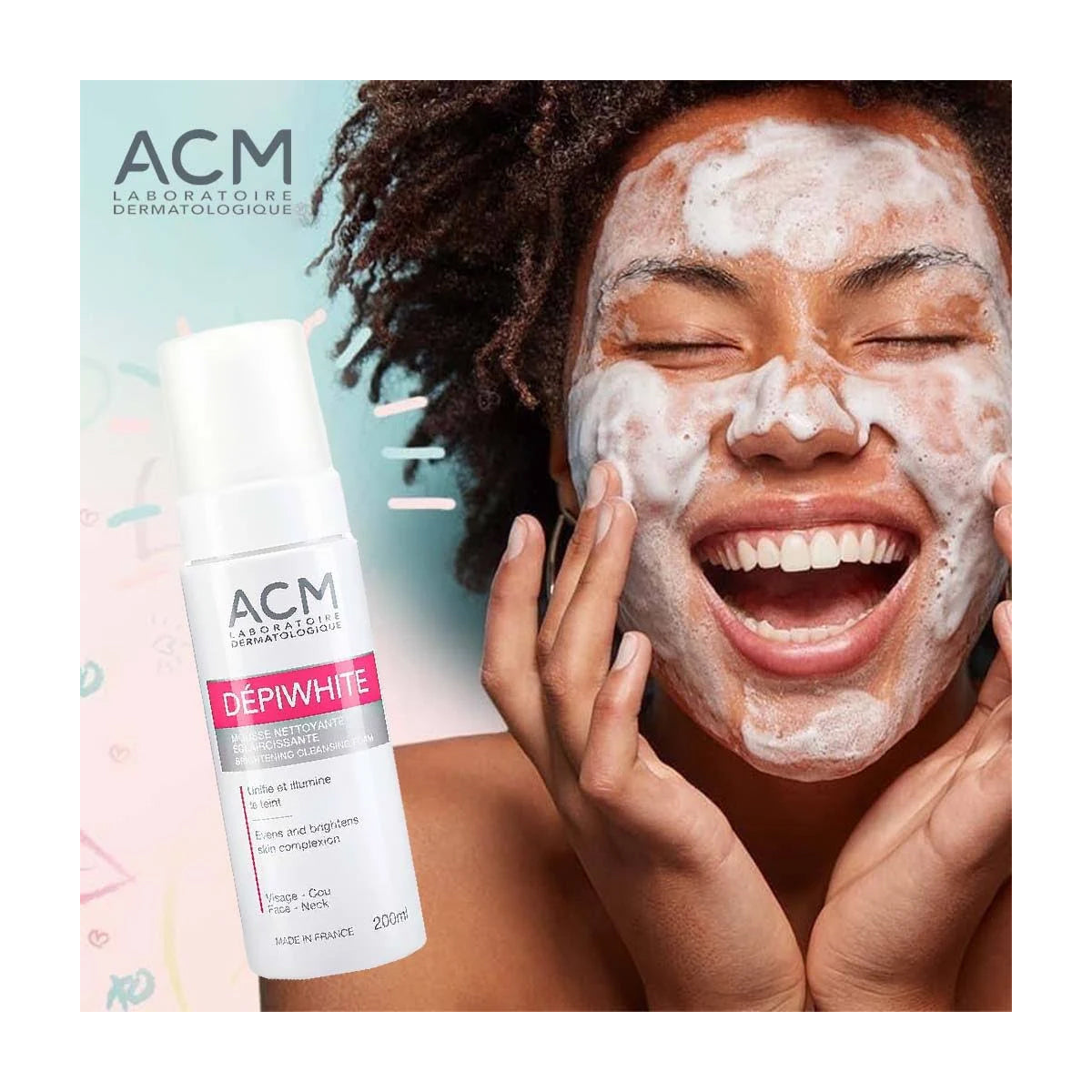 ACM DÉPIWHITE BRIGHTENING CLEANSING FOAM 200ML