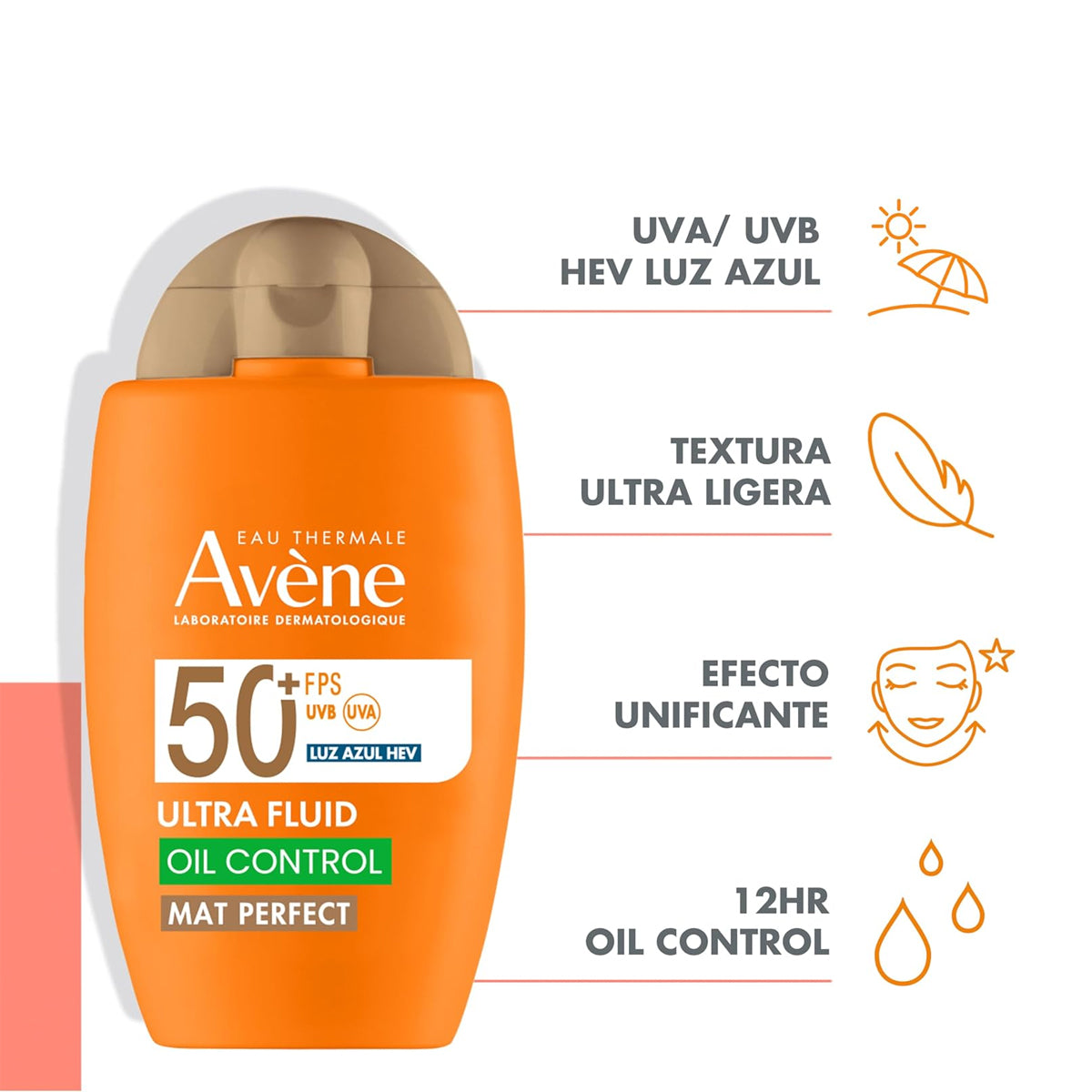 AVENE PROTECTOR SOLAR ULTRA FLUID MAT PERFECT SPF50+ 50ML