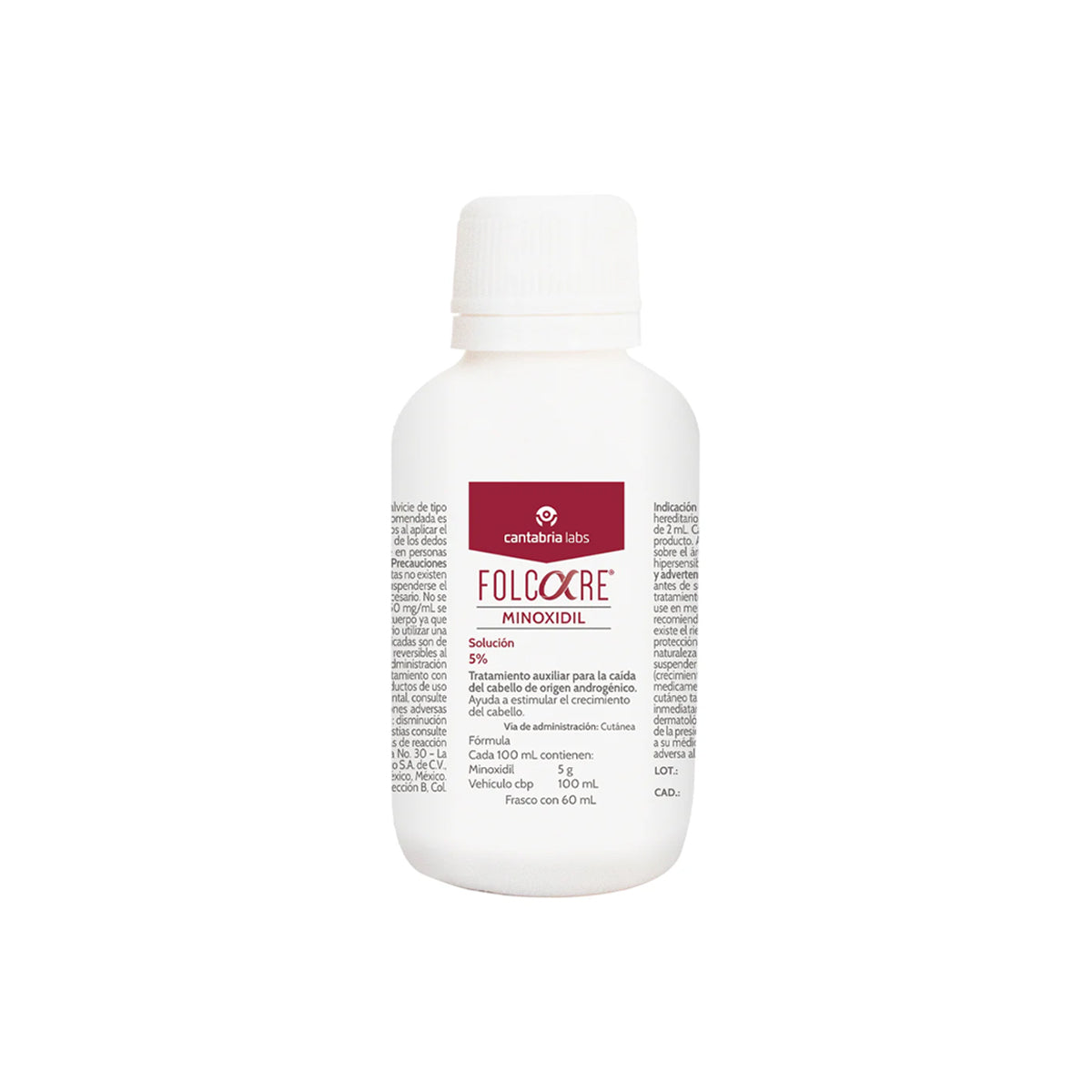 CANTABRIA LABS FOLCARE MINOXIDIL SOLUCIÓN 5% 60ML