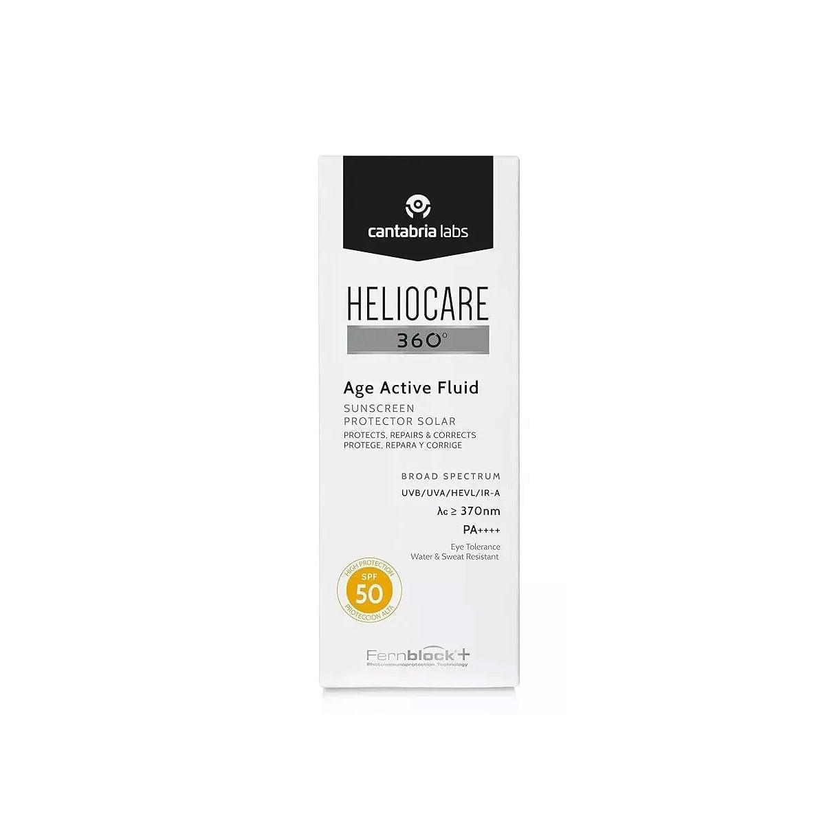 CANTABRIA LABS HELIOCARE 360° AGE ACTIVE FLUID SUNSCREEN SPF50+ 50ML