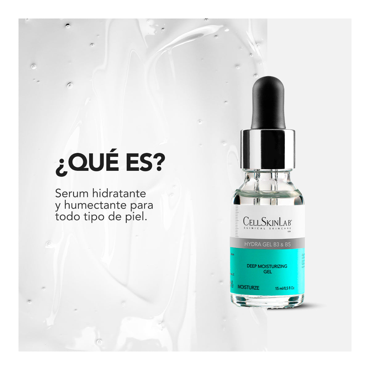 CELLSKINLAB HYDRA GEL B3 & B5 DEEP MOISTURIZING GEL 15ML