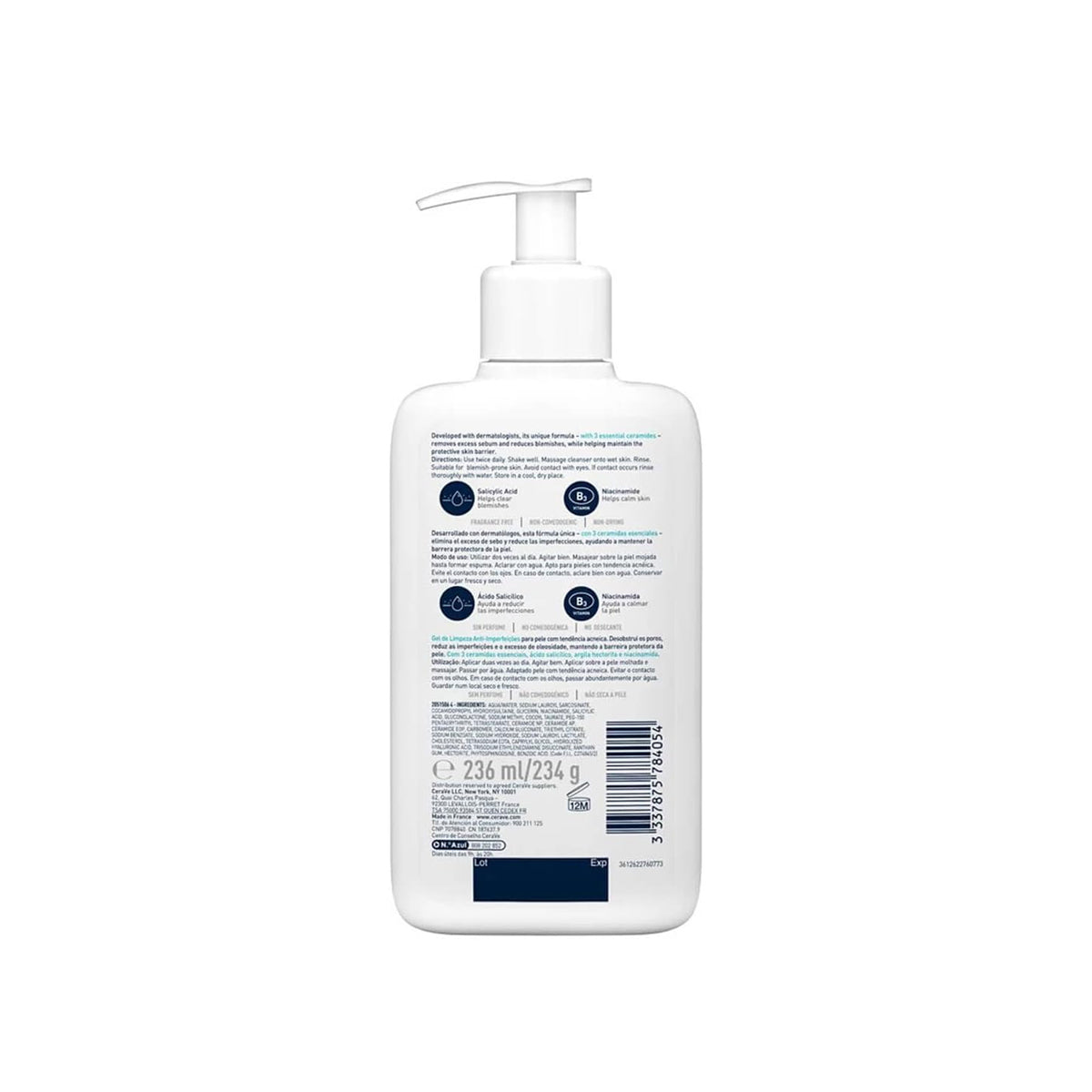 CERAVE LIMPIADOR CONTROL IMPERFECCIONES 236ML