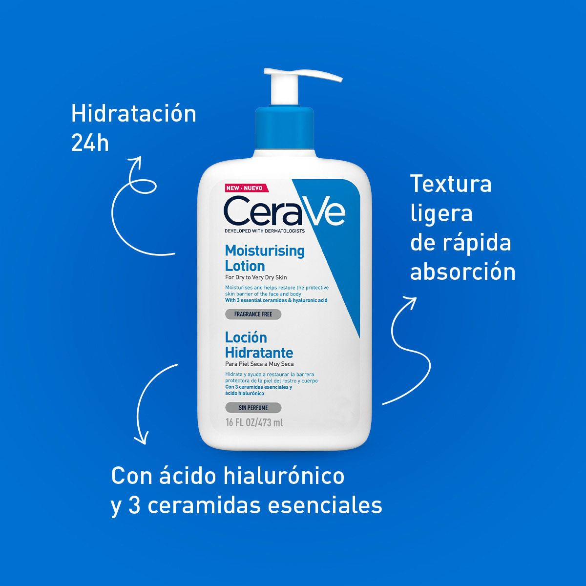 CERAVE LOCIÓN HIDRATANTE 473ML