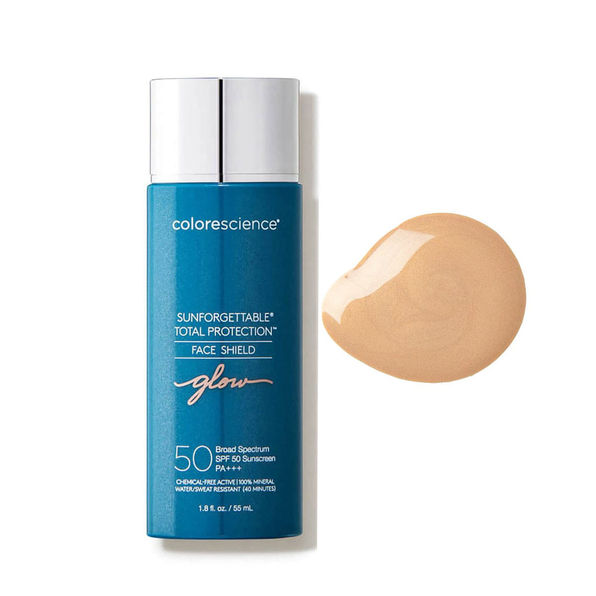 COLORESCIENCE SUNFORGETTABLE TOTAL PROTECTION FACE SHIELD GLOW SPF50+ 55ML