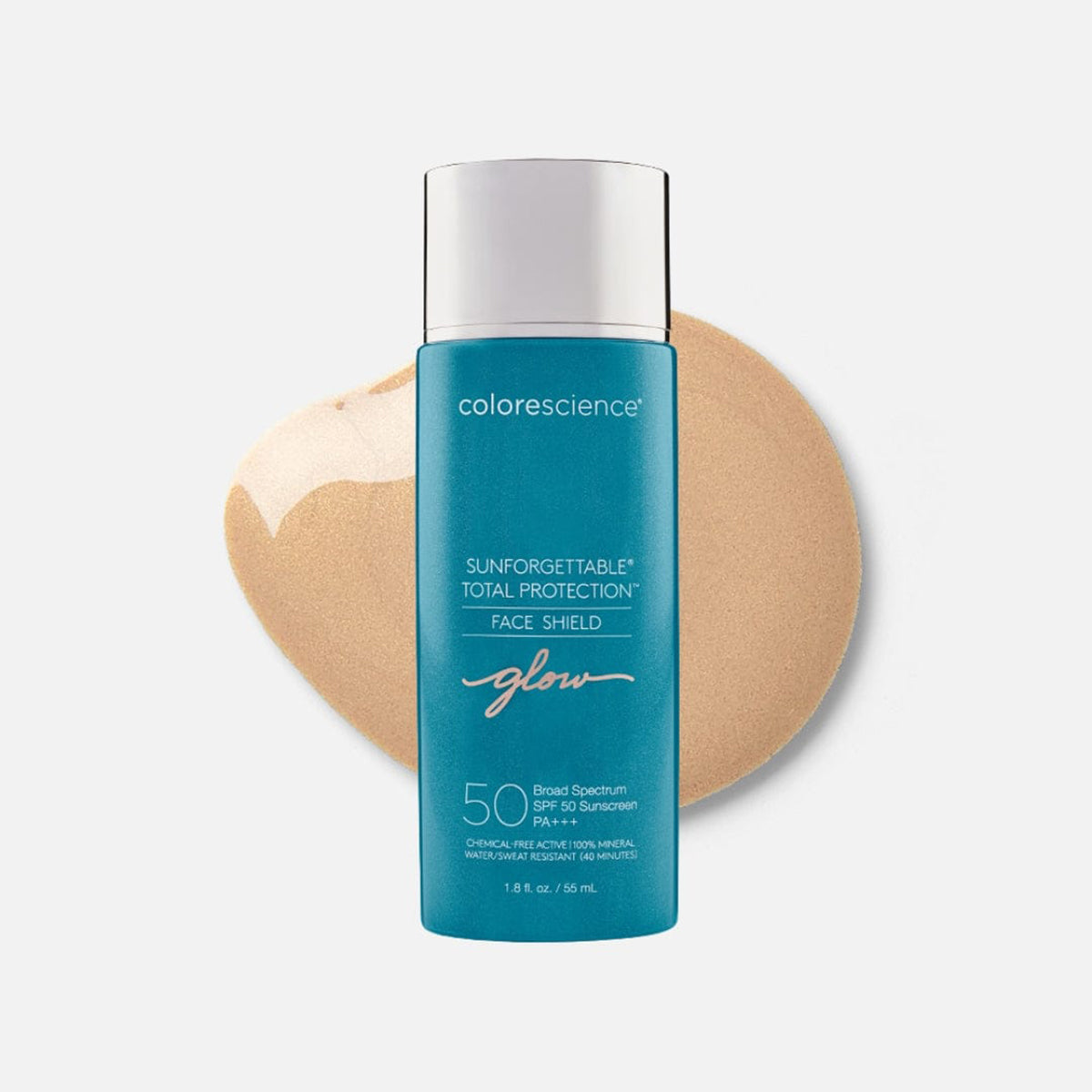 COLORESCIENCE SUNFORGETTABLE TOTAL PROTECTION FACE SHIELD GLOW SPF50+ 55ML