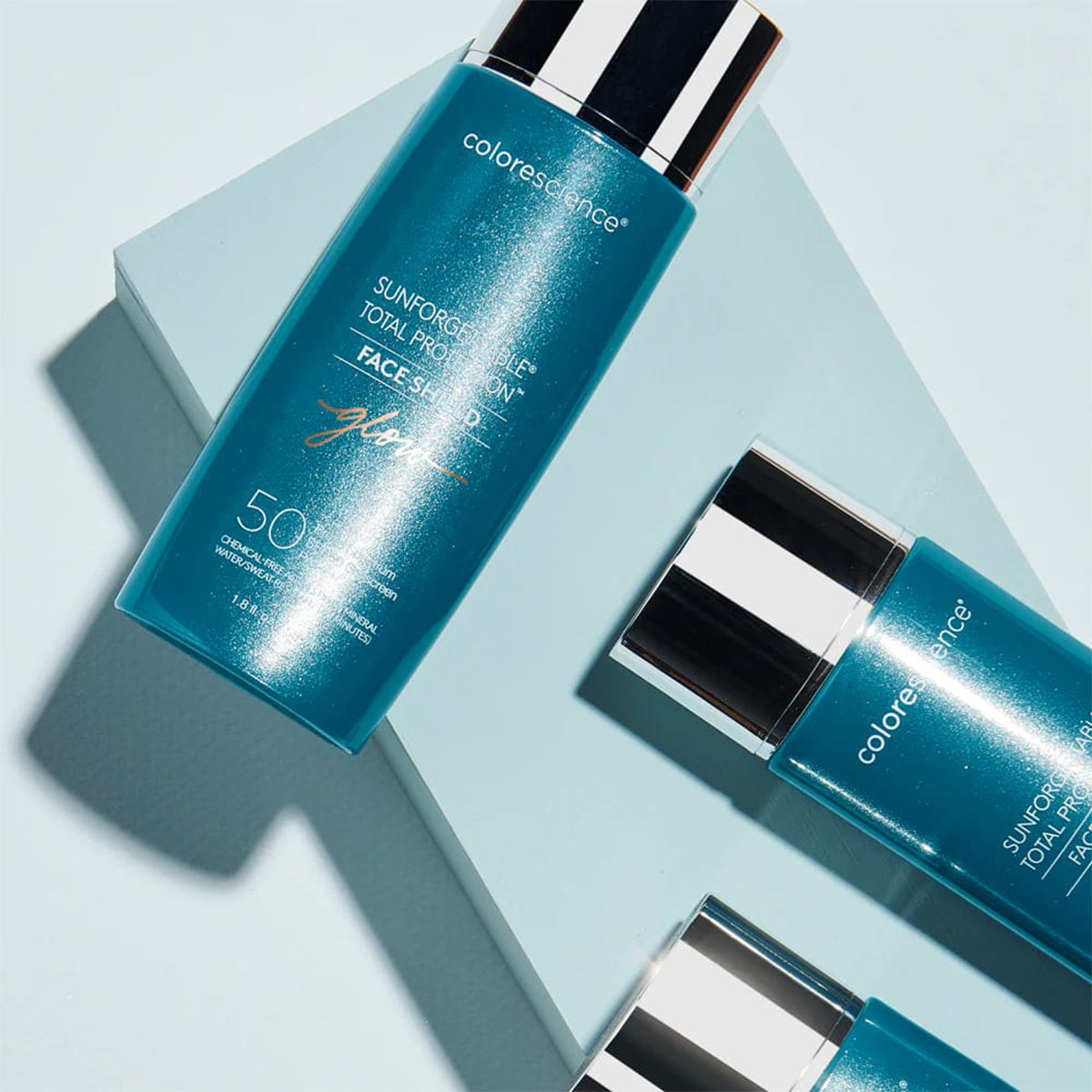 COLORESCIENCE SUNFORGETTABLE TOTAL PROTECTION FACE SHIELD GLOW SPF50+ 55ML