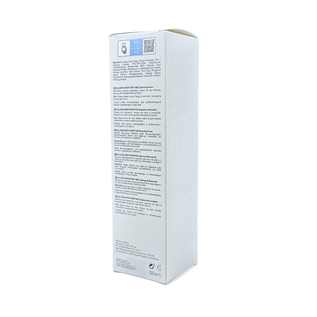 ALLSKIN MED CANTABRIA LABS PURIFYNG ESPUMA LIMPIADORA 200 ML