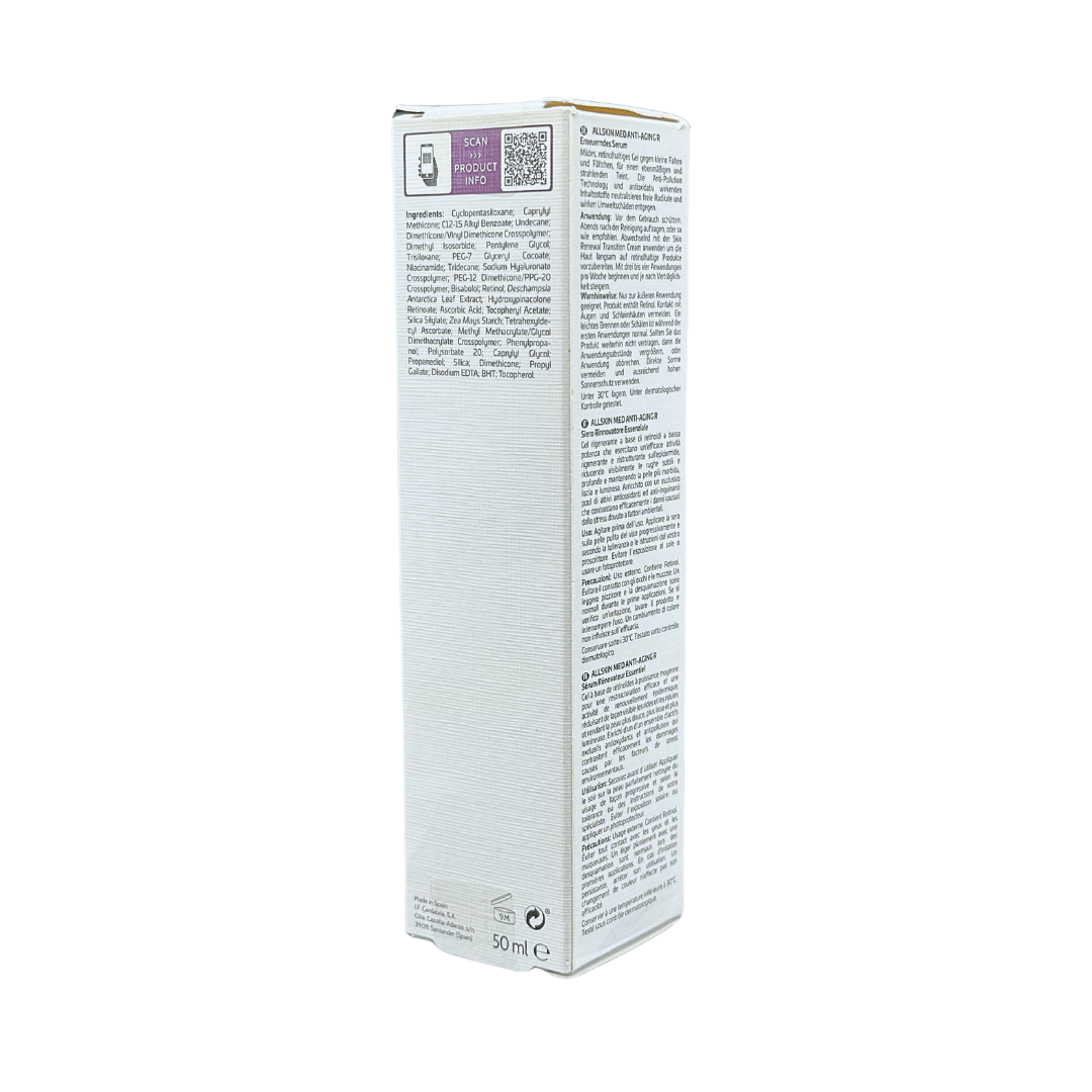 CANTABRIA LABS ALLSKINMED 0.2 ANTI-AGING ESSENTIAL RENEWAL SERUM 50 ML