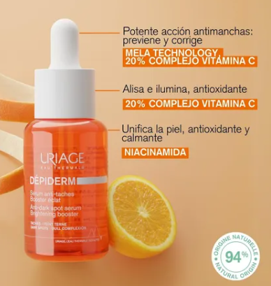URIAGE DEPIDERM BOOSTER VITAMINA C + NIACINAMIDE 30ML