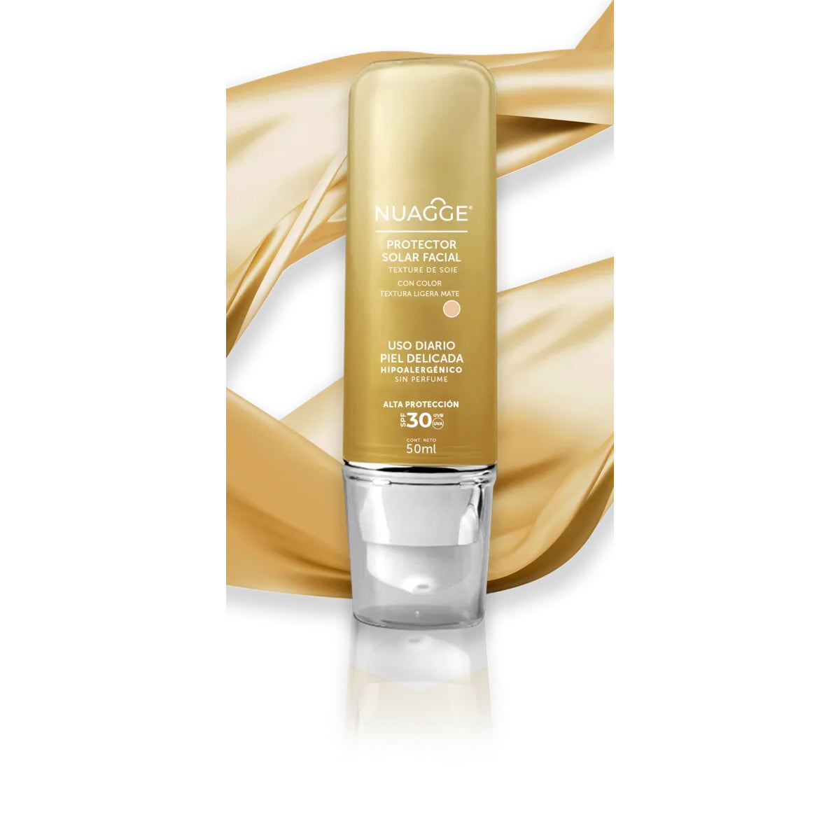 DERMICO NUAGGE PROTECTOR SOLAR FACIAL CON COLOR SPF30+ 50ML