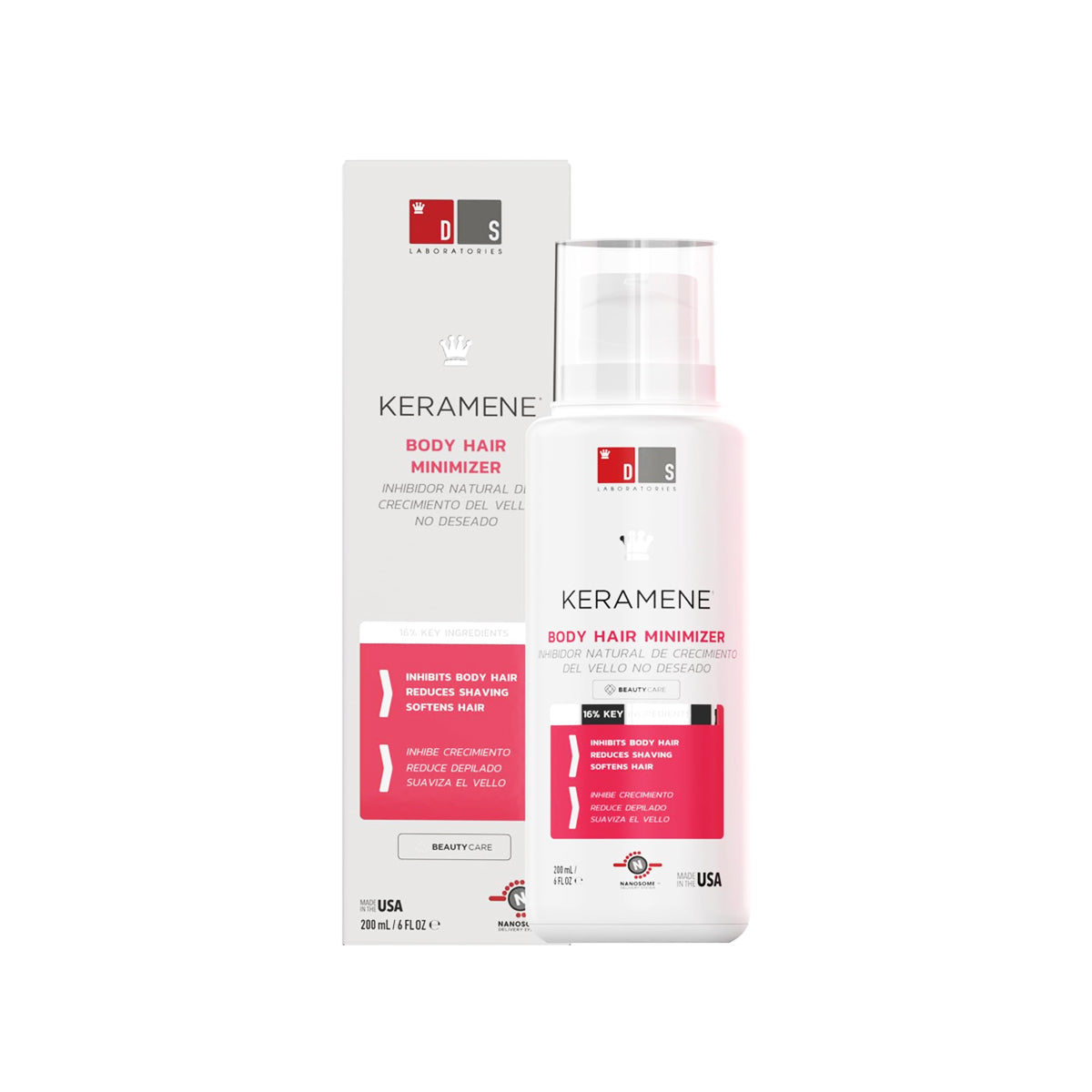 DS LABS KERAMENE BODY HAIR MINIMIZER GEL 200ML