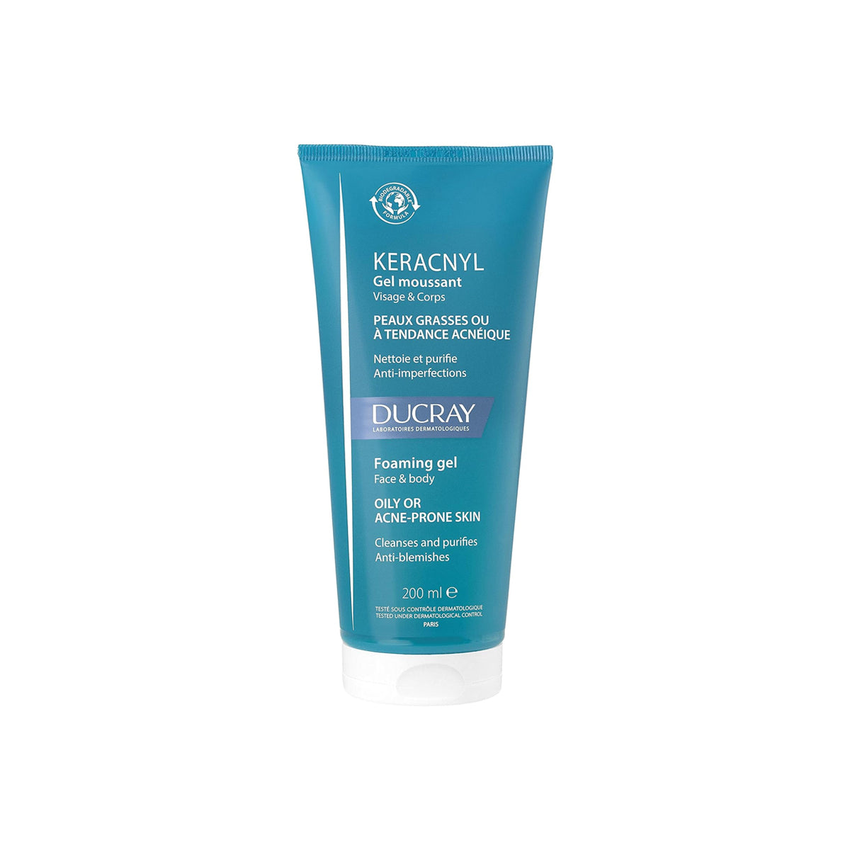 DUCRAY KERACNYL GEL MOUSSANT 200ML