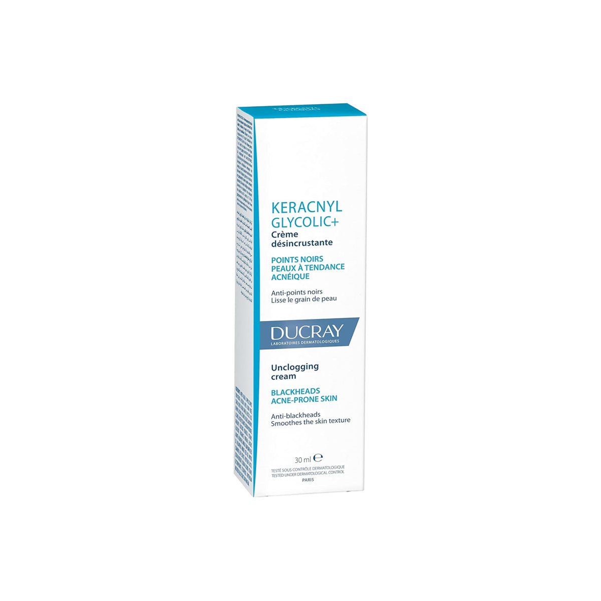 DUCRAY KERACNYL GLYCOLIC+ CREMA DESINCRUSTANTE PUNTOS NEGROS 30ML