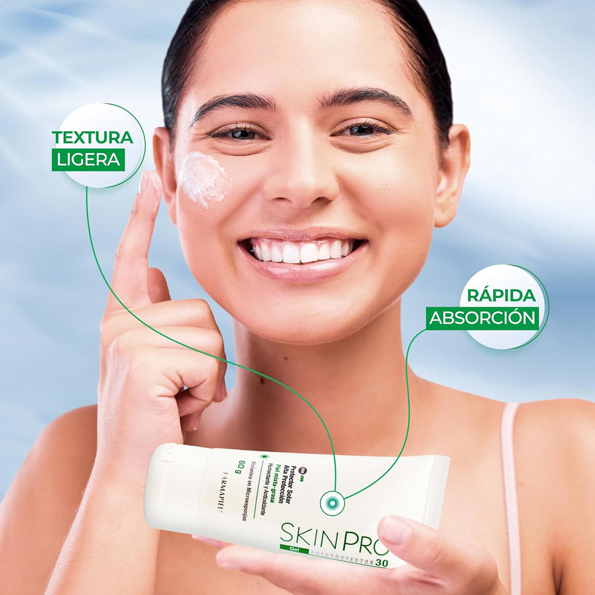FARMAPIEL SKINPRO GEL FOTOPROTECTOR SPF30+ 60GR