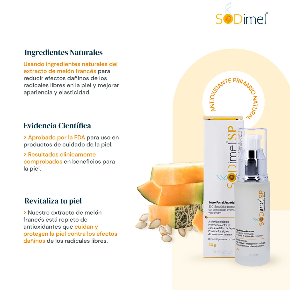 FARMAPIEL SODIMEL SP SUERO FACIAL ANTIOXIDANTE 30GR