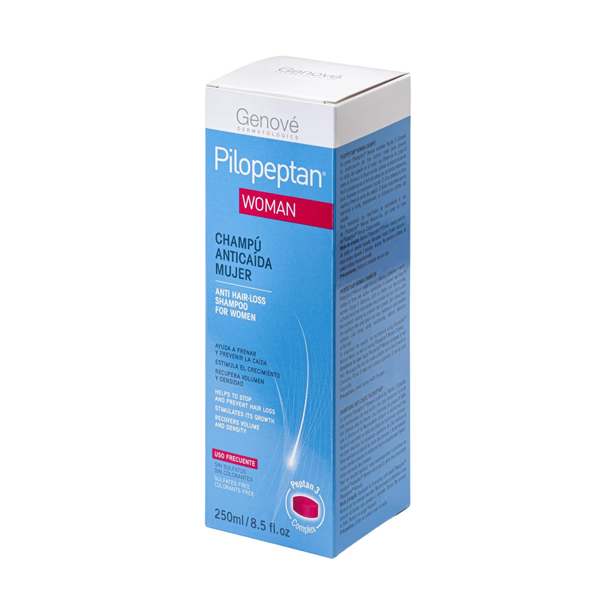 GENOVÉ PILOPEPTAN WOMAN SHAMPOO ANTICAÍDA 250ML