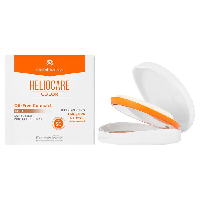 CANTABRIA LABS HELIOCARE COLOR SPF 50+ OIL FREE COMPACT LIGHT 10GR