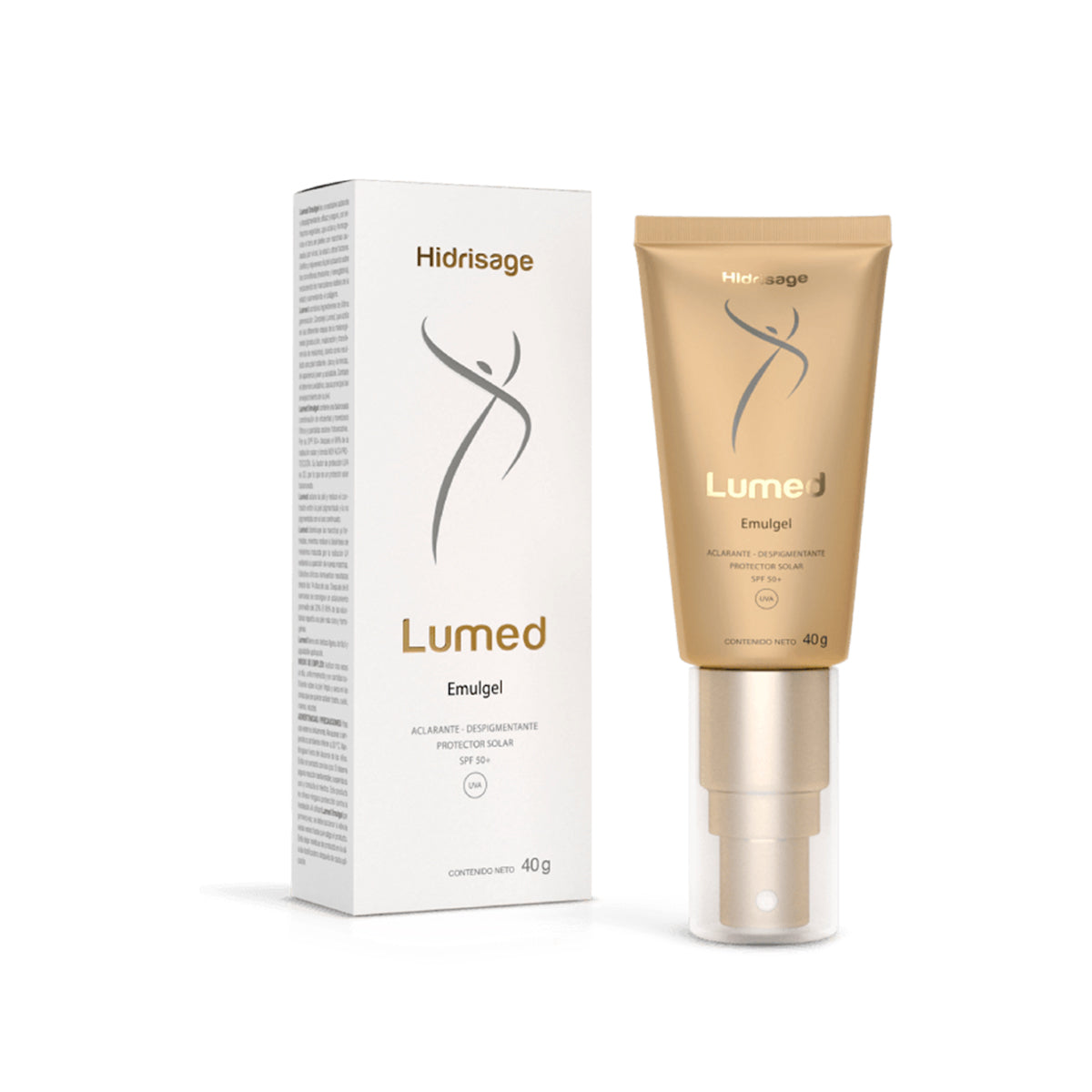 HIDRISAGE LUMED EMULGEL PROTECTOR SOLAR SPF50+ 40GR