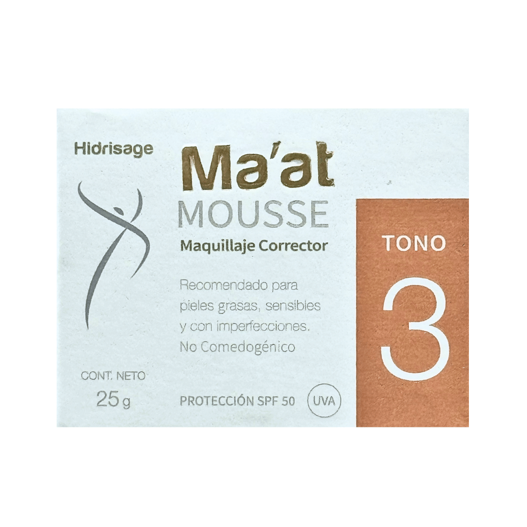 Hidrisage Mousse Maquillaje Corrector Tono 3
