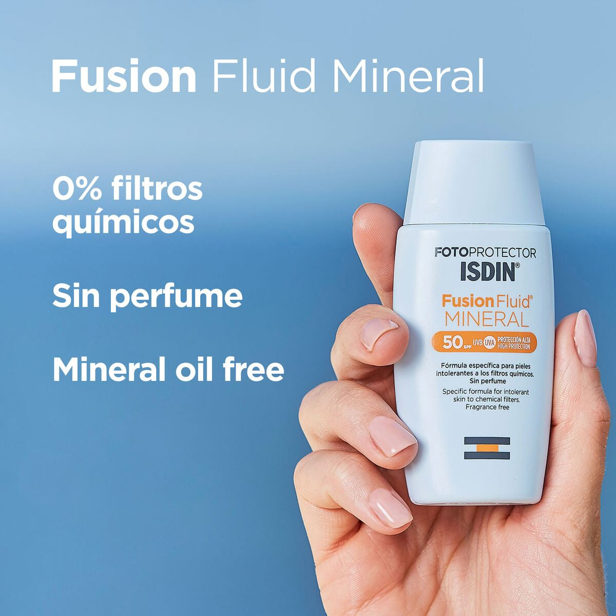 ISDIN FOTOPROTECTOR FUSION FLUID MINERAL SPF50+ 50ML