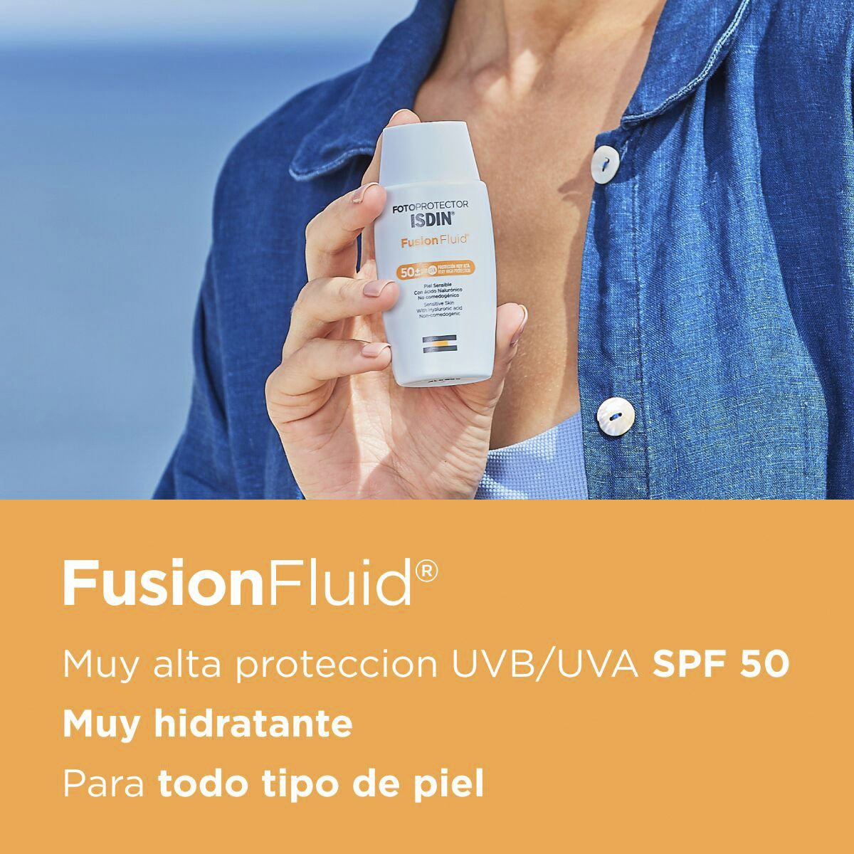 ISDIN FOTOPROTECTOR FUSION FLUID SPF50+ 50ML