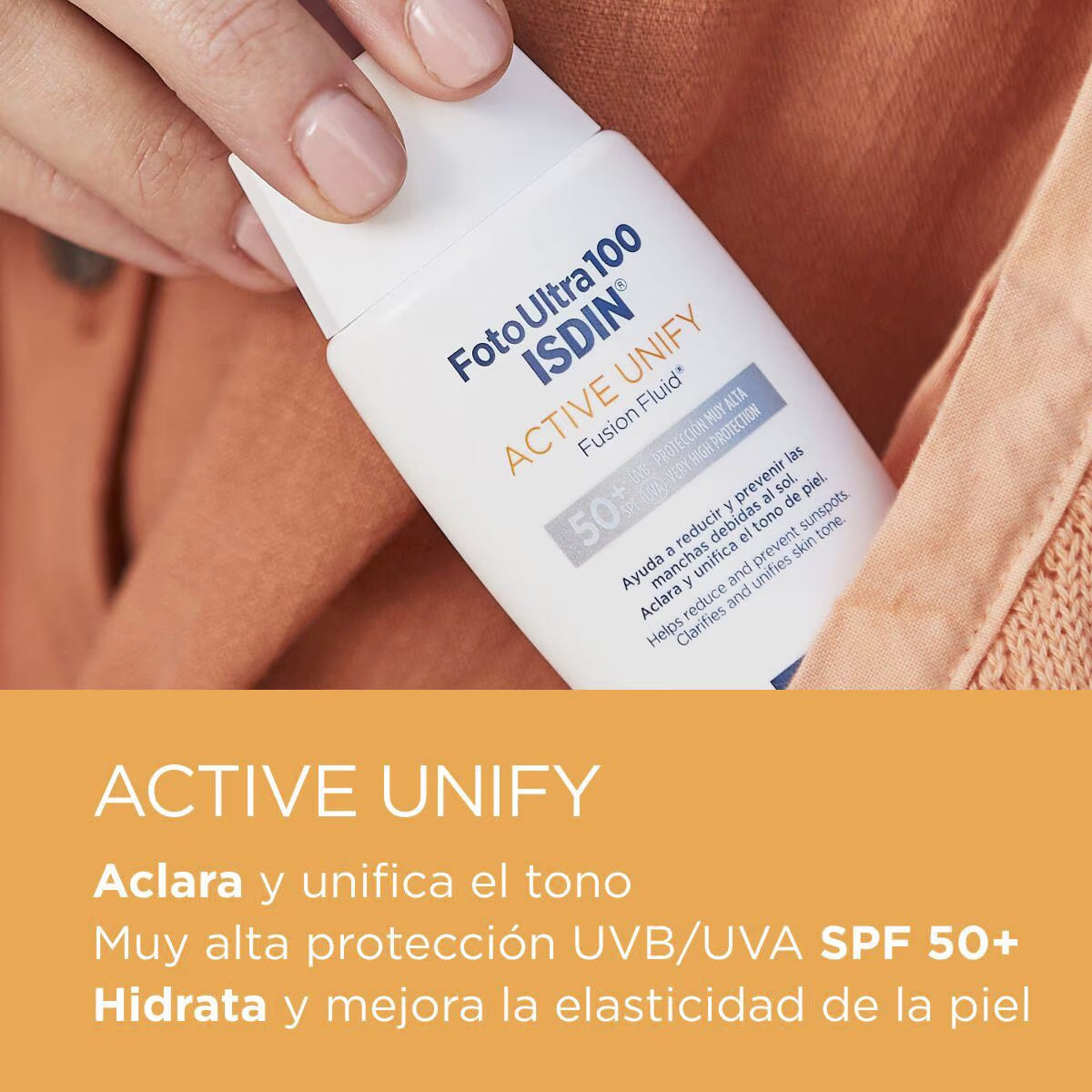 ISDIN FOTOULTRA 100 ACTIVE UNIFY DESPIGMENTANTE SPF50+ 50ML