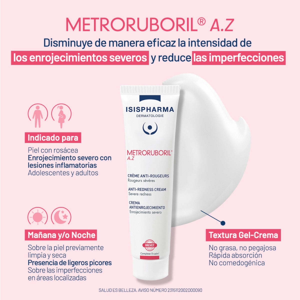 ISISPHARMA METRORUBORIL A.Z. (AC. AZELÁICO 15%) CREMA 30ML