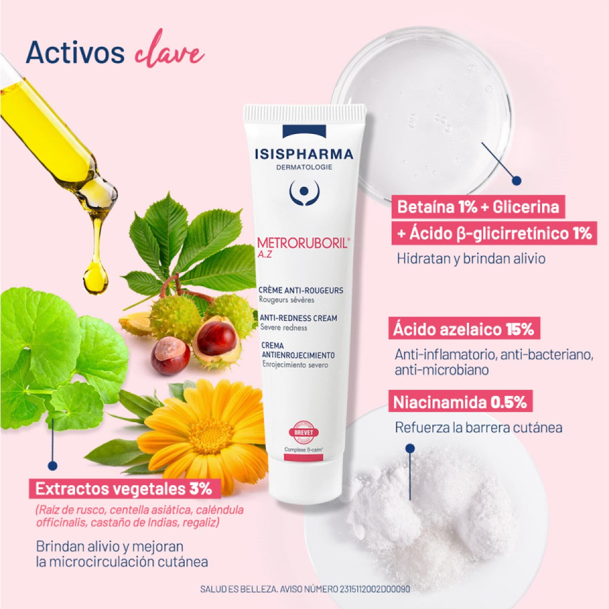 ISISPHARMA METRORUBORIL A.Z. (AC. AZELÁICO 15%) CREMA 30ML