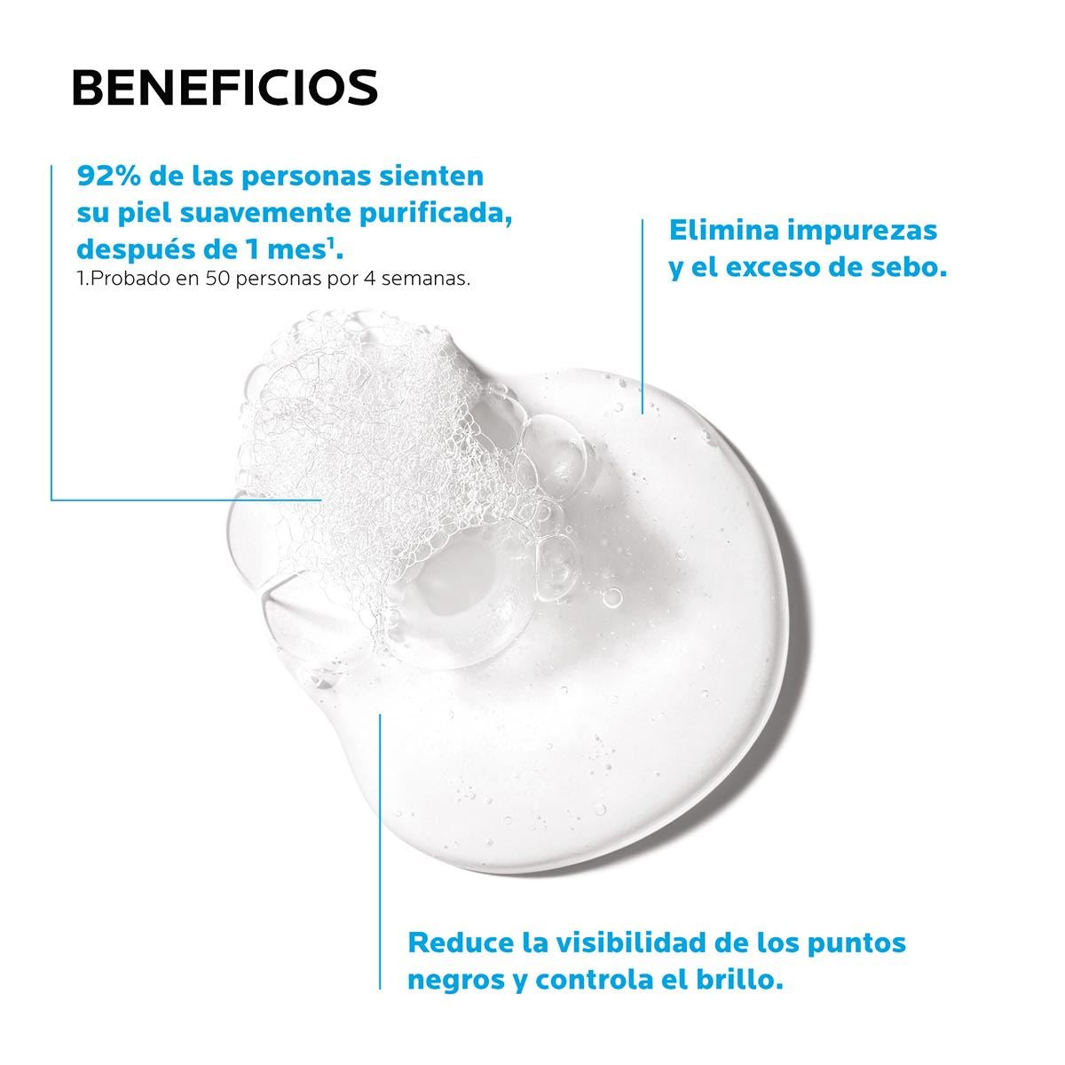LA ROCHE-POSAY EFFACLAR GEL ESPUMOSO PURIFICANTE 400ML