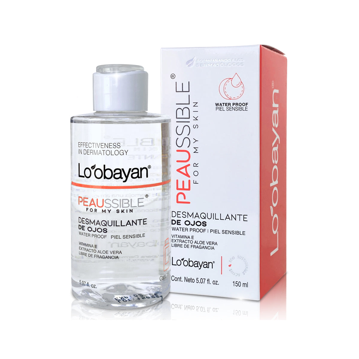 LOOBAYAN PEAUSSIBLE DESMAQUILLANTE DE OJOS 150ML
