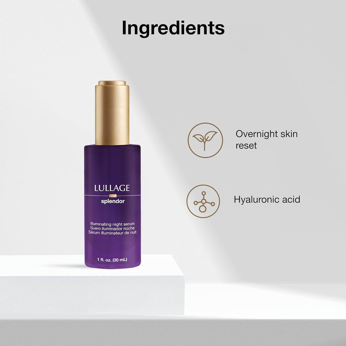 LULLAGE SPLENDOR ILLUMINATING SÉRUM NIGHT 30ML