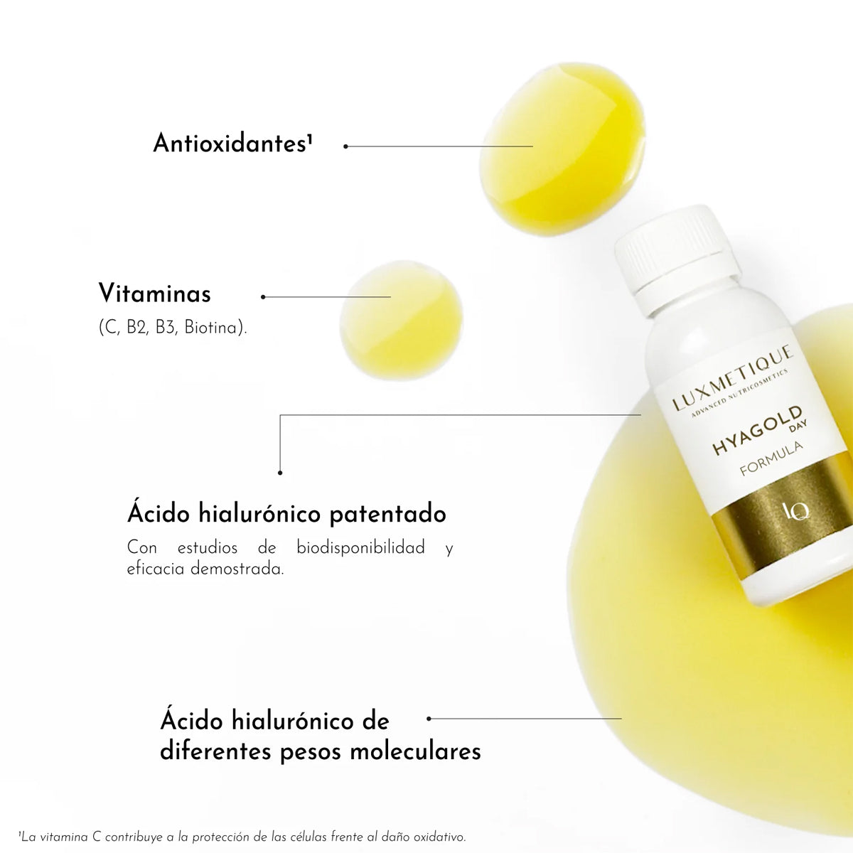 LUXMETIQUÉ FÓRMULA HYAGOLD COMPLEMENTO ALIMENTICIO 450ML x 15PZ