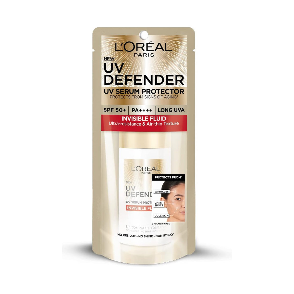 L´ORÉAL UV DEFENDER UV SERUM PROTECTOR INVISIBLE FLUID SPF50+ 50ML