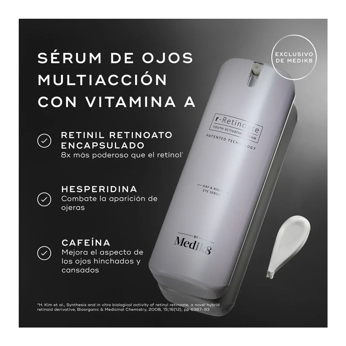 MEDIK8 R-RETINOATE DAY / NIGHT SÉRUM EYE SÉRUM 15ML