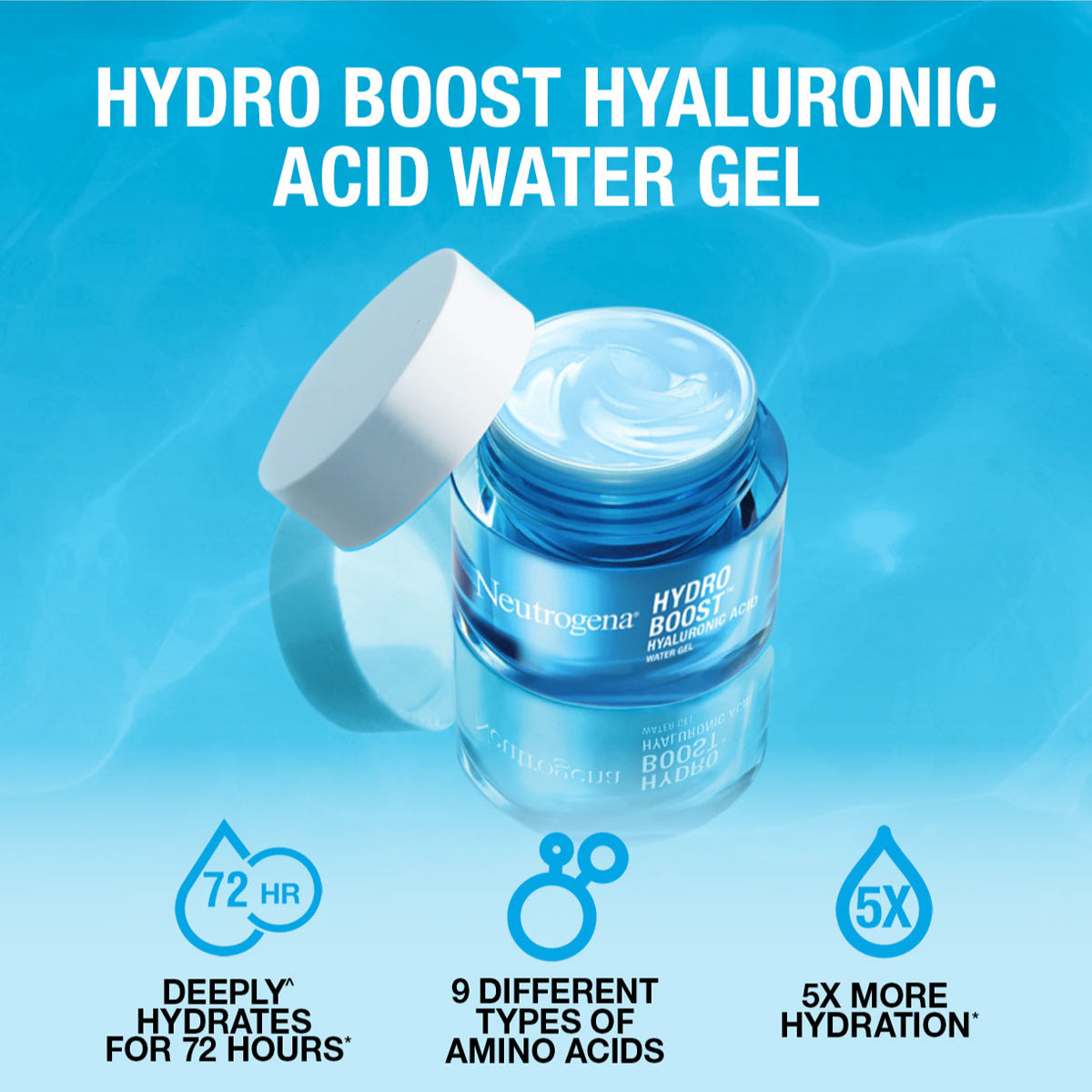 NEUTROGENA HYDRO BOOST HYALURONIC ACID WATER GEL 50ML