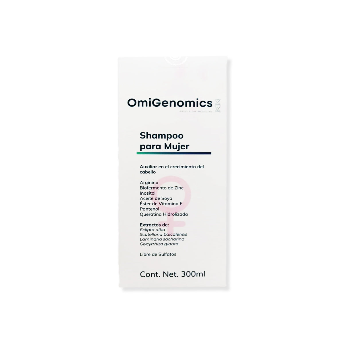 OMICRONLAB OMIGENOMICS SHAMPOO PARA MUJER 300ML