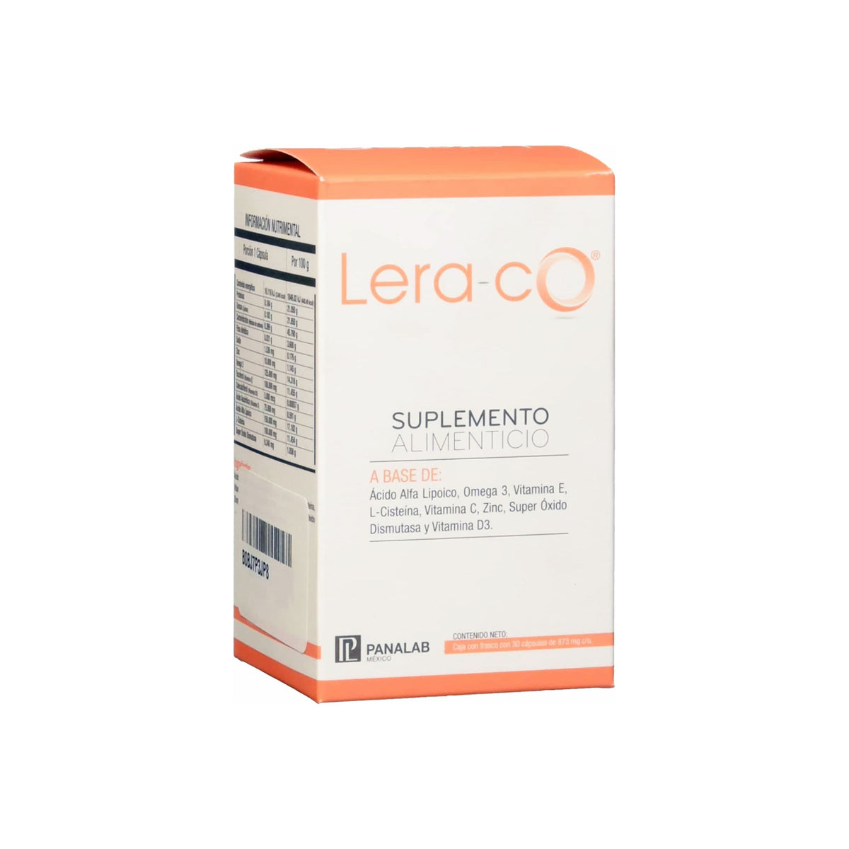 PANALAB LERA-CO SUPLEMENTO ALIMENTICIO 873MG x 30CAPS