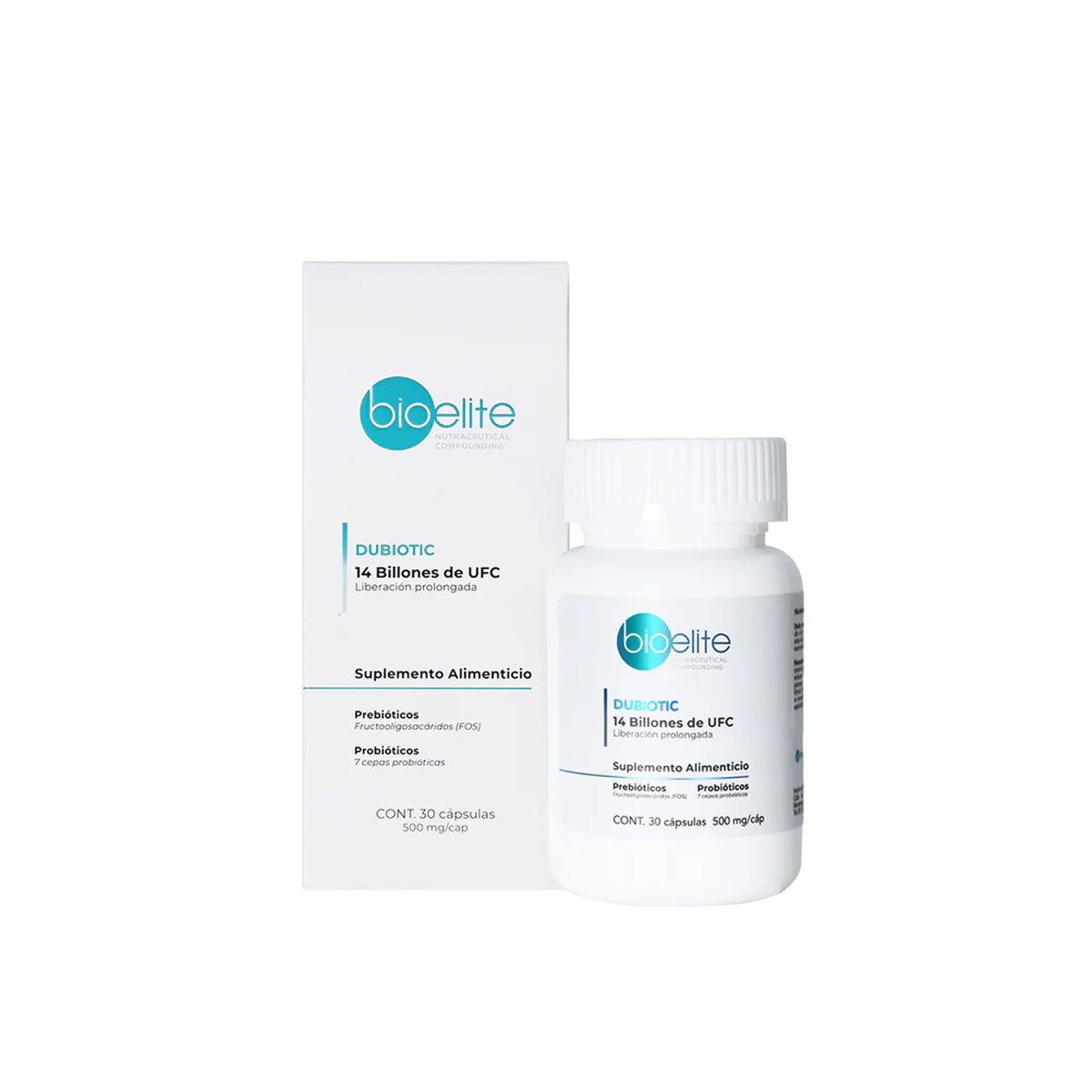 RÉVE BIOELITE DUBIOTIC SUPLEMENTO ALIMENTICIO 500MG 30CAPS