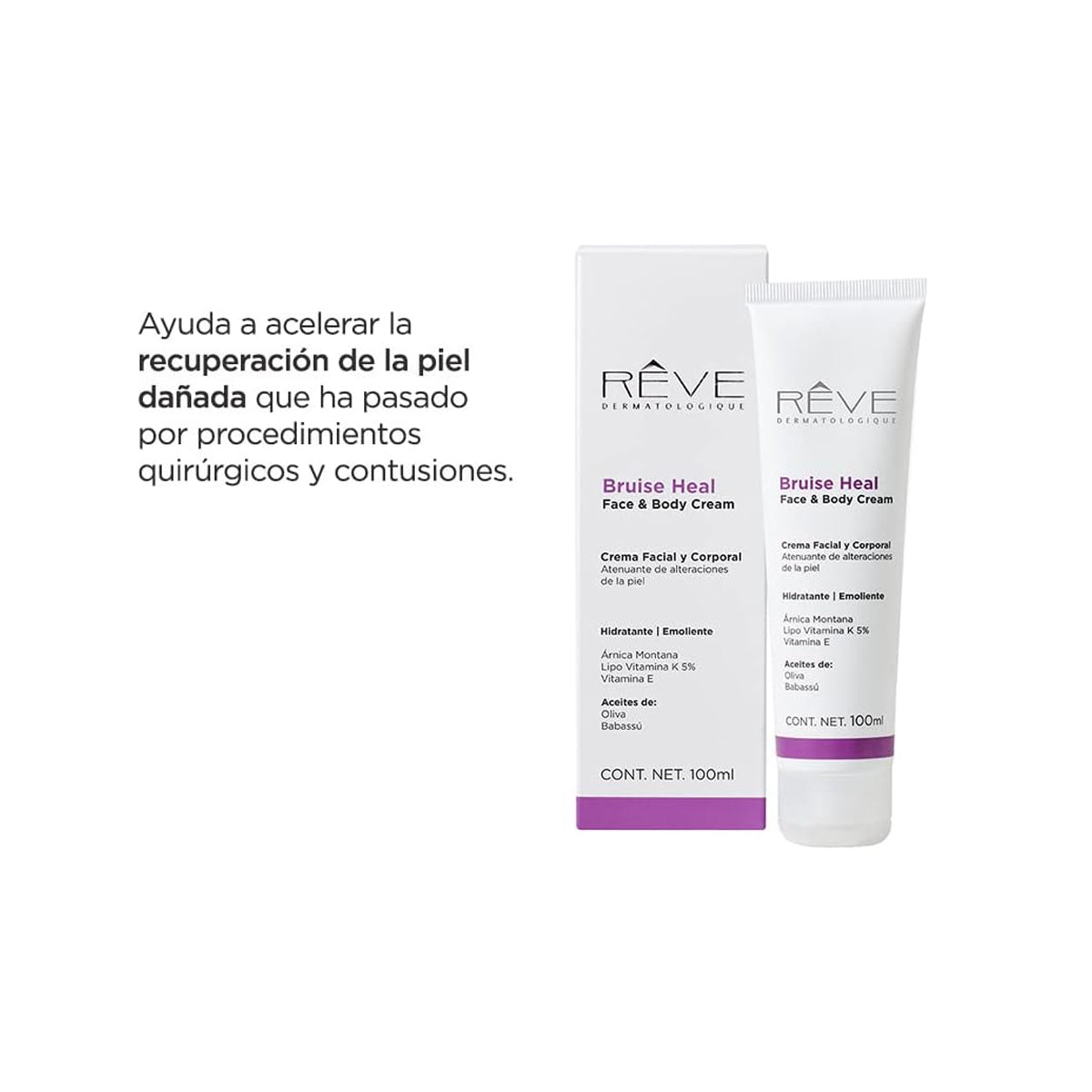 RÉVE BRUISE HEAL FACE & BODY CREAM 100ML