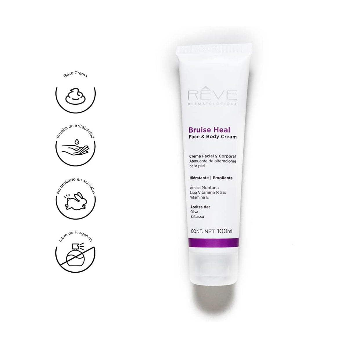 RÉVE BRUISE HEAL FACE & BODY CREAM 100ML