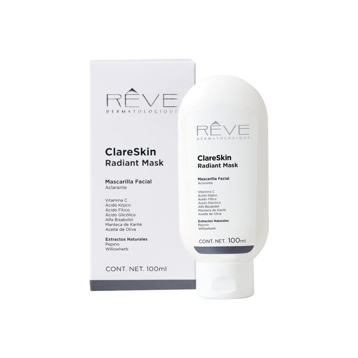 RÉVE CLARESKIN RADIANT MASK MASCARILLA FACIAL ACLARANTE 100ML