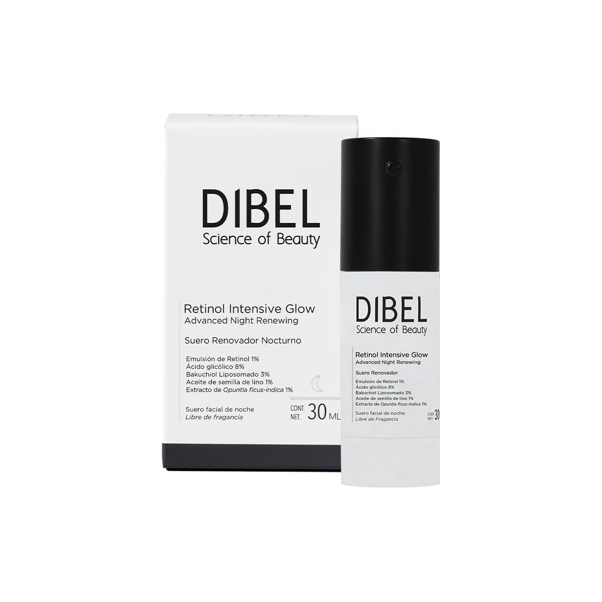 RÉVE DIBEL RETINOL INTENSIVE GLOW SUERO RENOVADOR NOCTURNO 30ML
