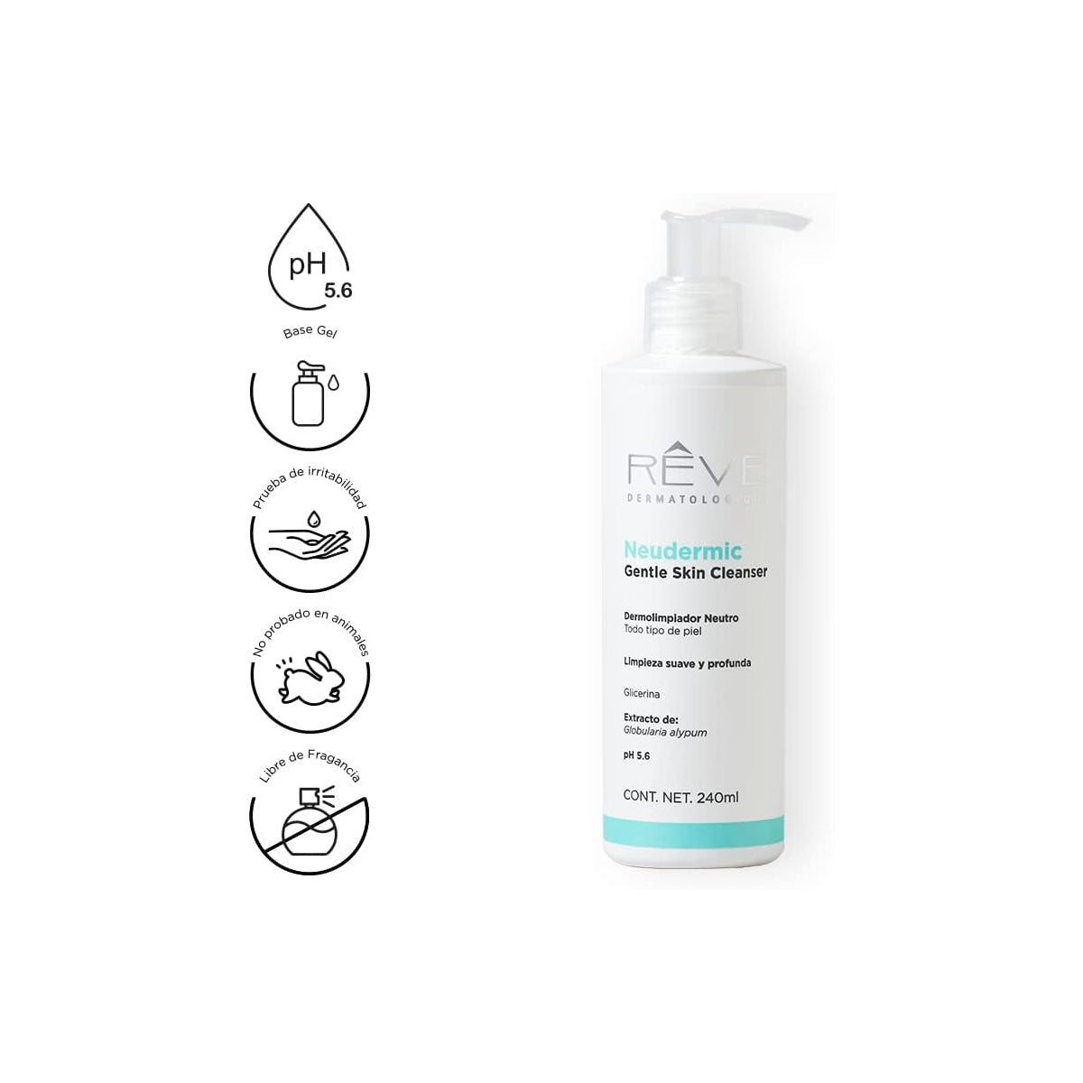 RÉVE NEUDERMIC DERMOLIMPIADOR NEUTRO GEL 240ML