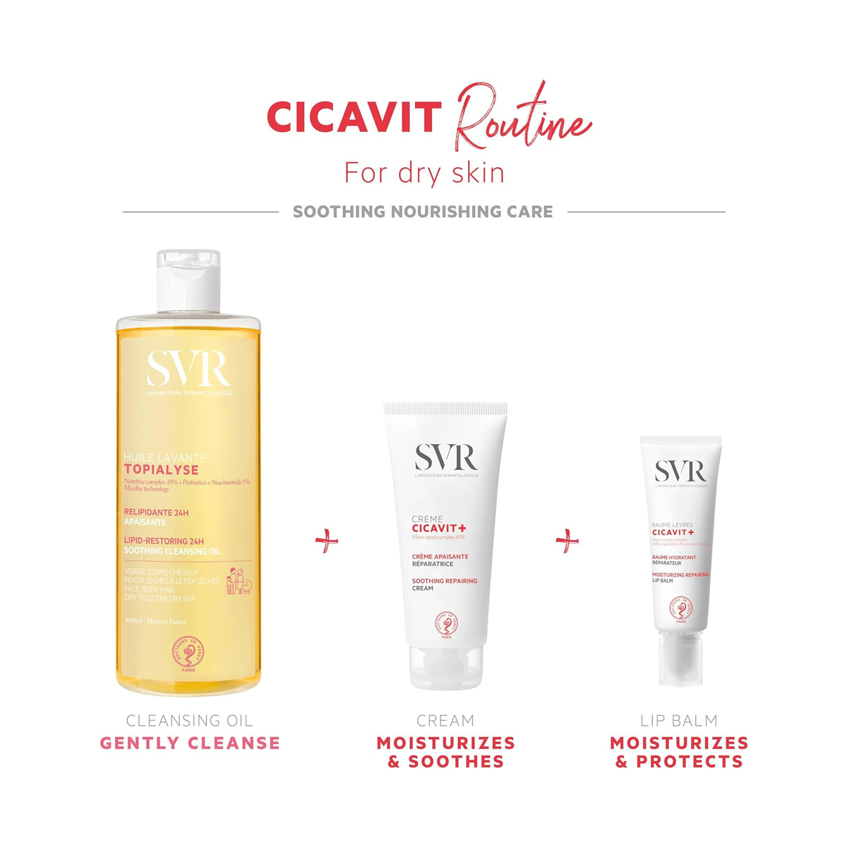 SVR CICAVIT+ BAUME LEVRES BÁLSAMO PARA LABIOS DAÑADOS 10GR