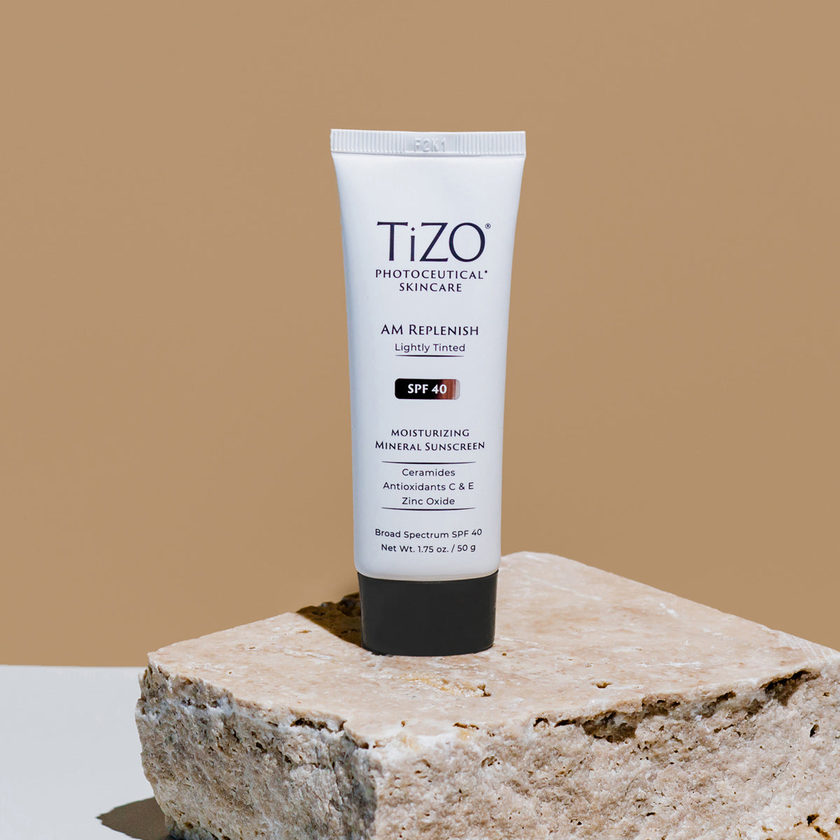 TIZO PHOTOCEUTICAL SKINCARE AM REPLENISH LIGHTLY TINTED MOISTURIZING MINERAL SCREEN SPF40+ 50GR