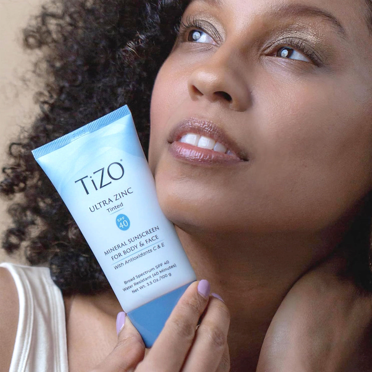 TIZO ULTRA ZINC TINTED MINERAL SUNSCREEN FOR BODY & FACE SPF40+ 100GR